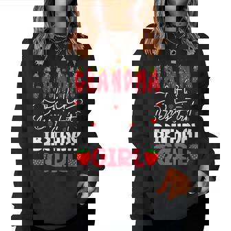 Grandma Of The Berry First Birthday Girl Strawberry Women Sweatshirt - Thegiftio