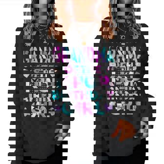 Grandma Of The Birthday Girl Kpop Family Matching Party Women Sweatshirt | Seseable FR