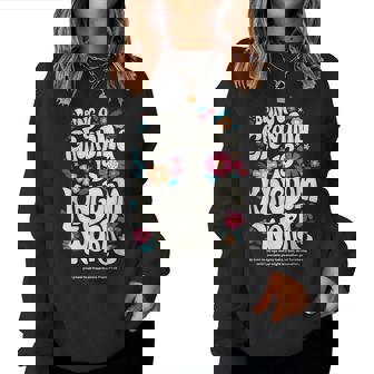 Being A Grandma Is Kingdom Work Christian Quote Women Sweatshirt | Mazezy