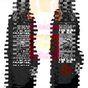 Grandma Is My Name Offroading Is My Game Offroad Women Sweatshirt | Mazezy