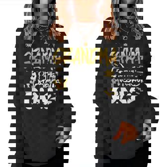 Grandma Of The Notorious One Old School 1St Hip Hop Birthday Women Sweatshirt | Mazezy