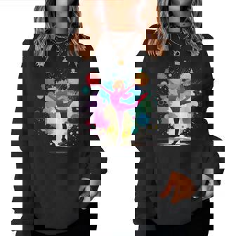 Graphique De Pom-Pom Girl Et Pom-Pom Girl Pour Filles Sweat-shirt pour femme - Cadeauxyz