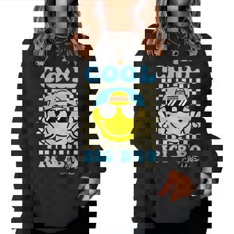 Groovy Cool Big Bro Club Retro Big Brother Family Matching Women Sweatshirt - Thegiftio