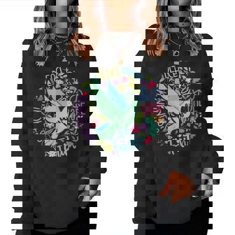 Groovy Hippie Peace Hope Love Peace Bird World Peace Day Women Sweatshirt | Mazezy