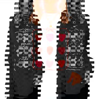 Groovy Postpartum Is My Jam Strawberry Mother Baby Nurse Ob Women Sweatshirt | Seseable CA