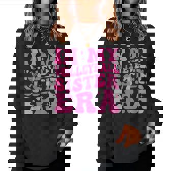 Groovy In My Volleyball Sister Era Women Sweatshirt - Thegiftio