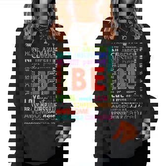 Growth Mindset Teacher Positive Message Inspirational Quote Women Sweatshirt | Mazezy