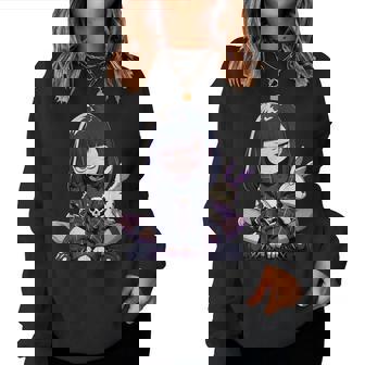 Grunge Goth Bunny Anime Girl Cute E-Girl Gothic Outfit Women Sweatshirt | Mazezy