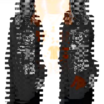 Halloween Nurse Ghost Coquette Bow Medical Scrubs Coffee Cup Women Sweatshirt - Thegiftio