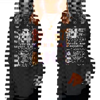 Halloween Postpartum Coquette Mother Baby Nurse Halloween Women Sweatshirt | Mazezy