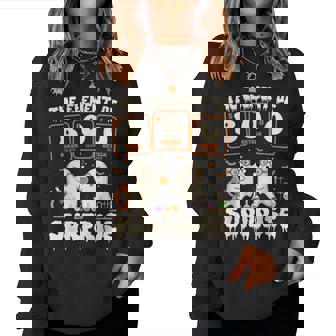 Halloween Science Ghost Teacher The Element Of Surprise Women Sweatshirt | Mazezy