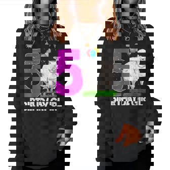 Happy Birthday Girl 5 Heep Pecora Pelliccia Uomo Women Sweatshirt - Novitaregali