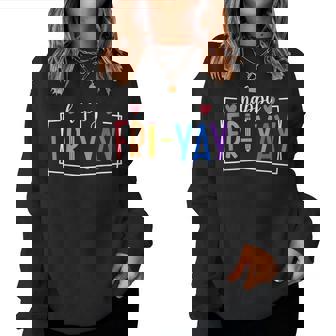 Happy Fri-Yay Friday Lovers Teacher Life Friyay Weekend Women Sweatshirt | Seseable FR