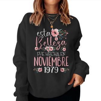 Hecha En Noviembre 1979 Regalo 46 Años Cumpleaños Sudadera Mujer - Regaloses