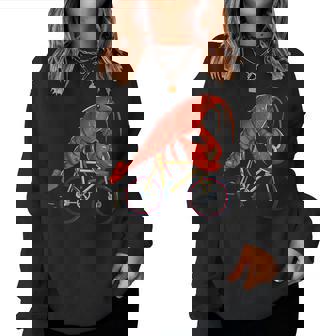 Homard Équitationélo Mignon Biker Cycliste Sweat-shirt pour femme - Cadeauxyz