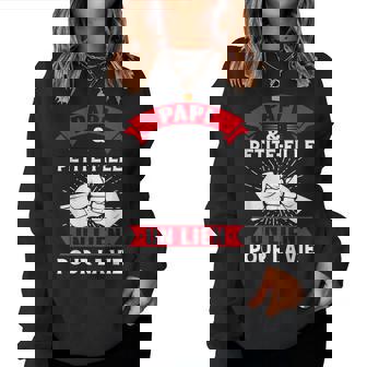 Homme Humour Papy Et Petite Fille Assorti Drôle Rigolo Noël Sweat-shirt pour femme - Cadeauxyz