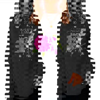 Hummingbird Sunflower I'm A Survivor Breast Cancer Awareness Women Sweatshirt - Seseable