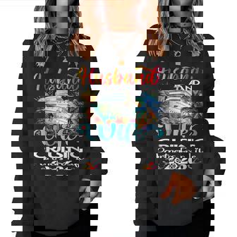 Husband And Wife Cruise 2026 Vacation Couple Cruise Cruising Women Sweatshirt | Mazezy