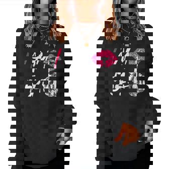 I'm 54 Plus 1 Middle Finger Skull 55Th Birthday Women Sweatshirt | Mazezy