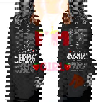 I'm The Berry First Birthday Girl Strawberry Women Sweatshirt - Thegiftio