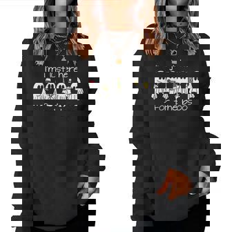 I'm Just Here For The Boos Halloween Ghost Womens Women Sweatshirt | Mazezy