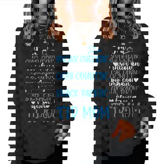 I'm A T1d Mom Type One Diabetes Warrior Mother T1d Mama Women Sweatshirt | Seseable CA