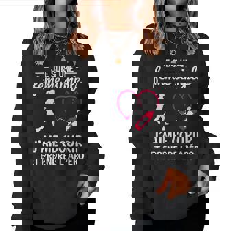 Imple J’Aime Courir Et L’Apéro Humour Course À Pied Sweat-shirt pour femme - Cadeauxyz