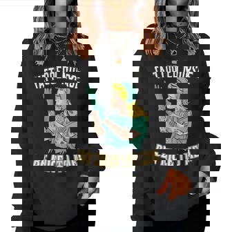 Infirmière Tatouéeois Gentille Avec Moi Infirmière Sweat-shirt pour femme - Cadeauxyz