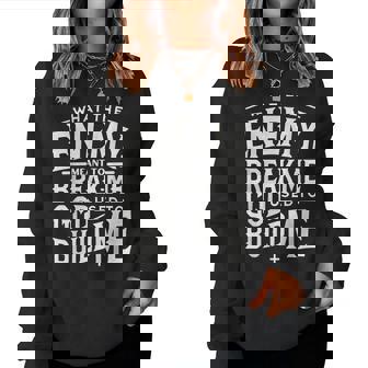 Inspirational Christian Religious Faith Based God Themed Women Sweatshirt - Monsterry