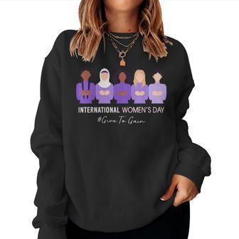 International Women’S Day 2026 March 8 Support Women Women Sweatshirt - Thegiftio UK