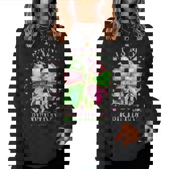 It's My 10Th Birthday Girl Witch Pink And Green 10 Year Old Women Sweatshirt - Thegiftio