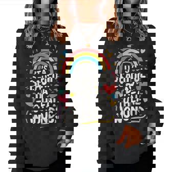 It's A Beautiful Day To Heal Wounds Wound Care Nurse Women Sweatshirt - Thegiftio