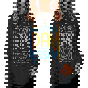 It's A Fine Day To Write An Essay Class English Teacher Women Sweatshirt - Thegiftio