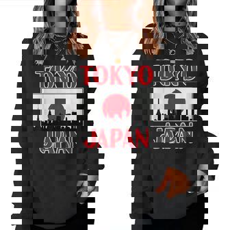Japan Tokyo For And – Tokyokyline レディーススウェットシャツ - Kawaiitshirt