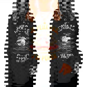 Je Peux Pas J'ai Poker Homme Original Fan Cartes Sweat-shirt pour femme - Cadeauxyz
