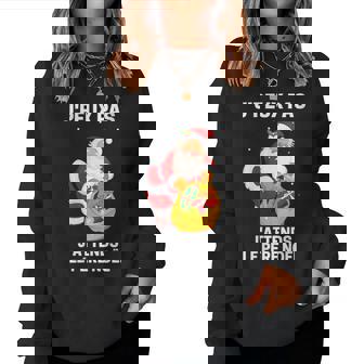 Joyeux Noël 2025 J'peux Pas J'attends Le Père Noël Sweat-shirt pour femme - Cadeauxyz