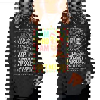 Junenth Black Queen African Black Black History Women Sweatshirt | Seseable CA