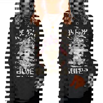 Just A Girl Who Loves Bunnies Women Sweatshirt | Seseable UK