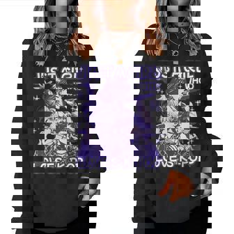 Just A Girl Who Loves K-Pop Korean Culture K Pop Music Lover Women Sweatshirt | Seseable UK