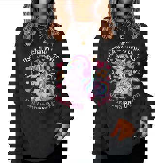 K-Pop Just A Girl Who Loves Unicorns And K-Pop K Pop Kpop Women Sweatshirt | Seseable UK