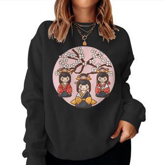 Kawaii Dolls Day Girls Day Hinamatsuri Japanese Festival Women Sweatshirt - Thegiftio