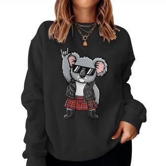 Koala En Tenue Punk Rock Sweat-shirt pour femme - Cadeauxyz
