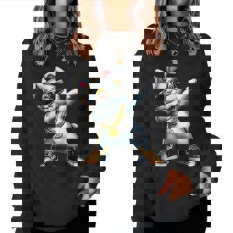 Lapin Drôle Dab Dab Dance Garçons Filles Enfants Sweat-shirt pour femme - Cadeauxyz