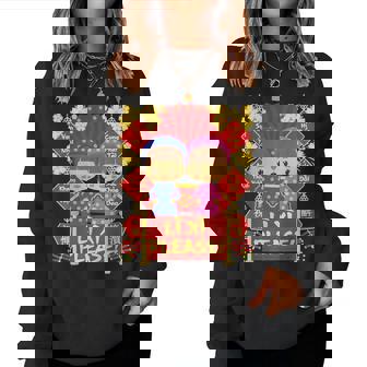 Li Xi Please 男の子&女の子 キッズ- ベトナム旧正月 レディーススウェットシャツ - Kawaiitshirt