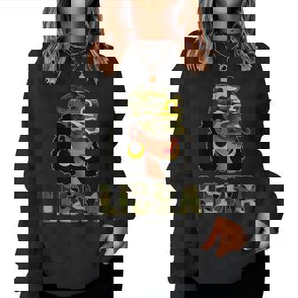 Libra Queen Camouflage Black Woman Cap Zodiac Sign Women Sweatshirt | Seseable CA