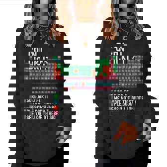 Can I Lick It Periodic Table Science Teacher Chemistry Women Sweatshirt - Thegiftio