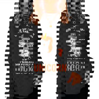 Licorne Roux Roux Amusante Cadeau Pour Et Fille Sweat-shirt pour femme - Cadeauxyz