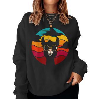 Linda Camisa De Alpaca Llama Estilo Retro De Los Años 80 Regalo Sudadera Mujer - Regaloses
