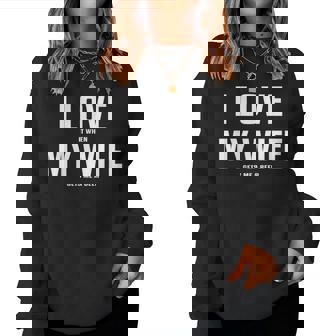 I Love It When My Wife Gets Me A Beer シャツ レディーススウェットシャツ - Kawaiitshirt