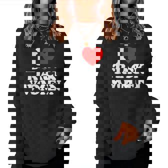 I Love Track I Heart Track Athletic Running Sprinting Women Sweatshirt | Mazezy